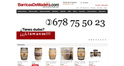 Desktop Screenshot of barricasdemadera.com